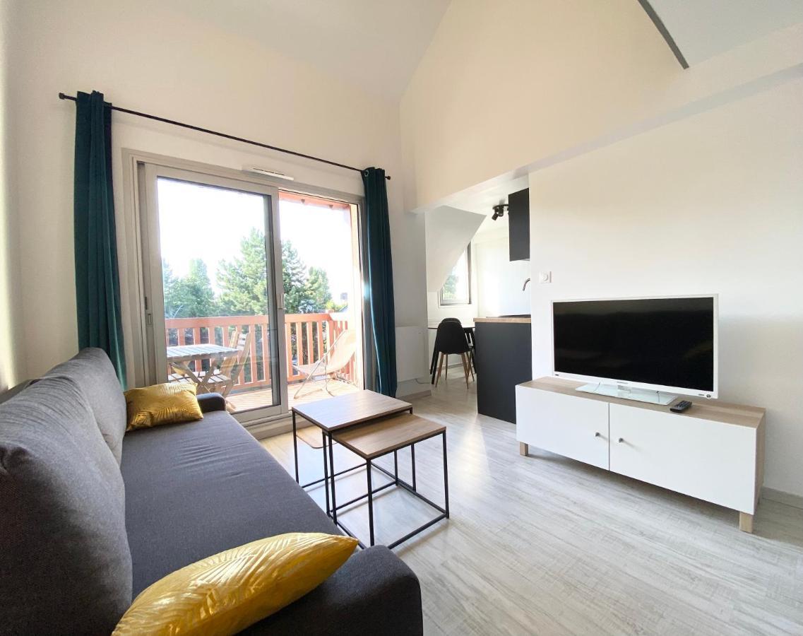 L'Oree De Deauville, Charmant Duplex Proche Plage Tourgeville Buitenkant foto